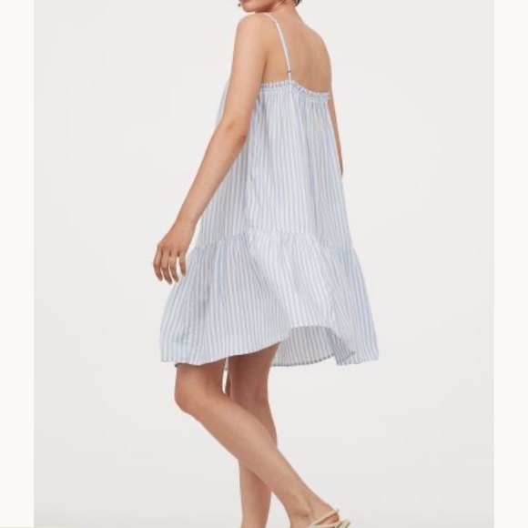 H&M Dresses & Skirts - Striped Dress Coverup Blue White NWT H&M Sundress
